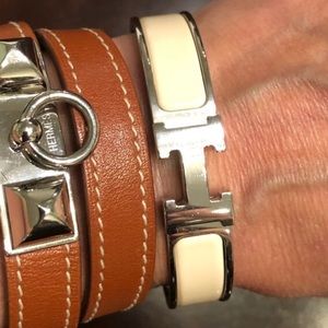 Authentic Hermès Clic Clac bracelet